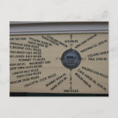 Carte Postale Rose Compass (Devant)