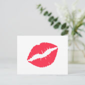 Carte Postale Rose corail (Debout devant)