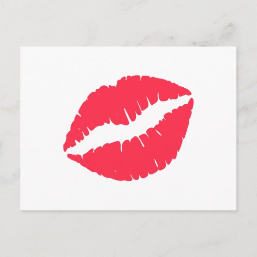 Carte Postale Rose corail (Devant)