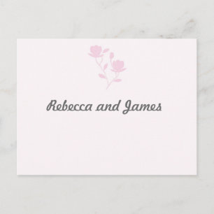 Carte postale Rose Dainty (rose) RSVP