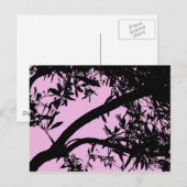 Carte postale rose d'arbre (Devant / Derrière)