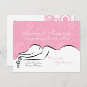 Carte postale rose de Darla de passion (Devant / Derrière)