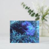 Carte postale Rose de jardin électrique (Debout devant)