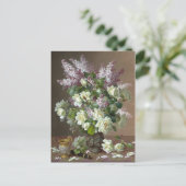 Carte postale Rose De Longpré et Lilacs CC0600 Flo (Debout devant)