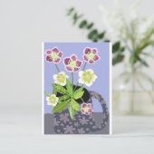 Carte postale Rose de Noël (Debout devant)