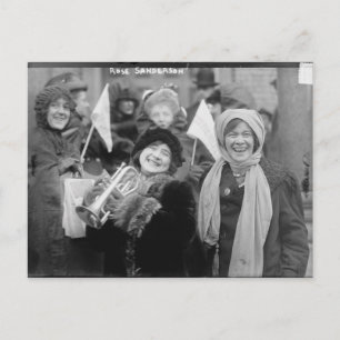 Carte Postale Rose de Suffragists Sanderman et Elizabeth Freeman