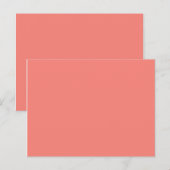 Carte Postale rose de thé couleur (Devant / Derrière)