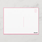 Carte postale Rose Delight Merci (Dos)