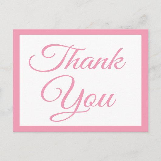 Carte postale Rose Delight Merci (Devant)