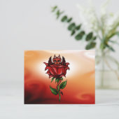 Carte Postale Rose Dragon (Debout devant)