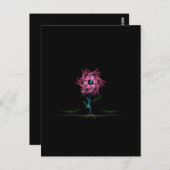 Carte postale Rose électrique (Devant / Derrière)