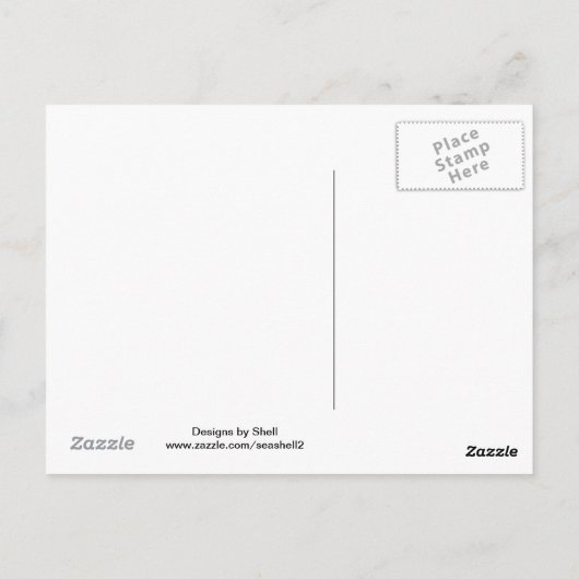 Carte Postale Rose élégant (Dos)