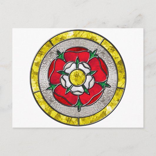 Carte Postale Rose en verre (Devant)