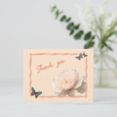 Carte Postale Rose et blanc (Debout devant)