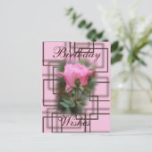 Carte postale Rose et chocolat Knockout - personna (Debout devant)