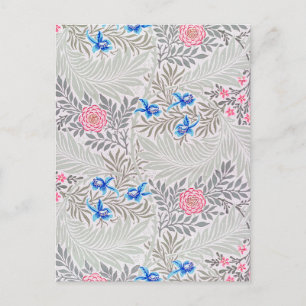 Carte Postale Rose et Larkspur, William Morris