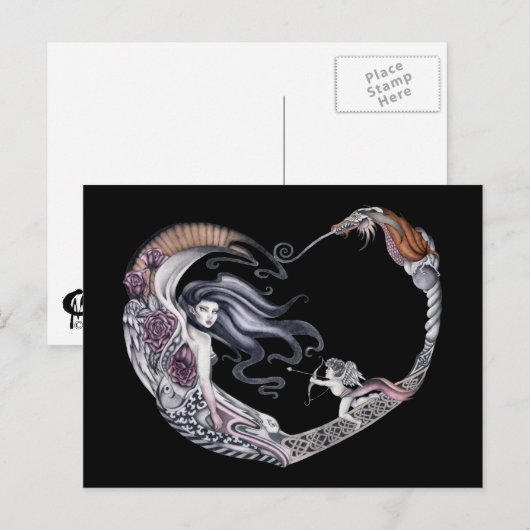 Carte Postale Rose Faery (Devant / Derrière)