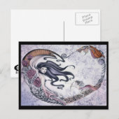 Carte Postale Rose Faery (Devant / Derrière)
