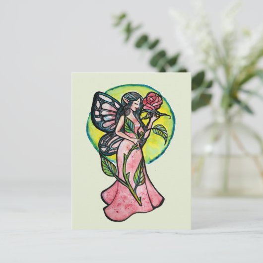 Carte Postale Rose Fairy (Debout devant)