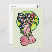 Carte Postale Rose Fairy (Devant / Derrière)