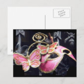 Carte Postale Rose fantôme (Devant / Derrière)
