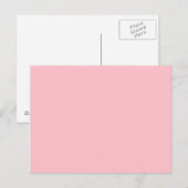 Carte Postale Rose FFC0CB (Devant / Derrière)