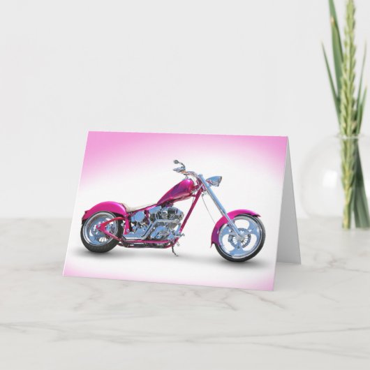 Carte postale rose fraîche de couperet (Devant)