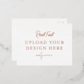 Carte postale rose Gold Foil Landcape (Recto/Verso)