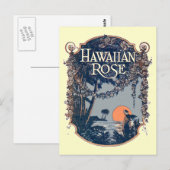 Carte postale Rose hawaïen (Devant / Derrière)