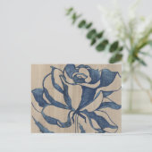 Carte Postale Rose Indigo (Debout devant)