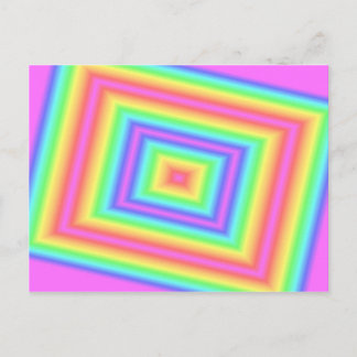 Carte postale rose infinie