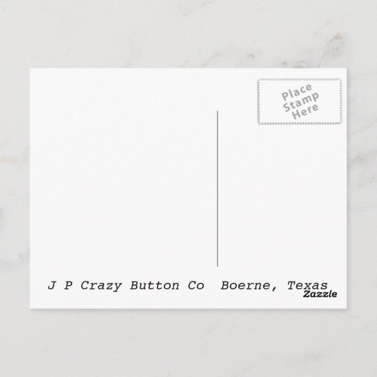 Carte Postale rose jaune (Dos)