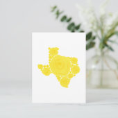 Carte Postale Rose jaune du Texas (Debout devant)
