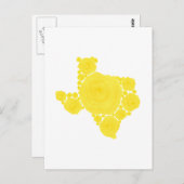 Carte Postale Rose jaune du Texas (Devant / Derrière)