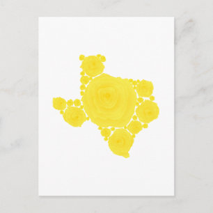 Carte Postale Rose jaune du Texas
