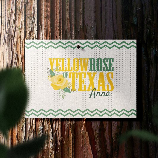 Carte Postale Rose jaune du Texas - Rose unique