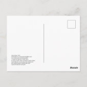 Carte Postale Rose jaune, photo de 2004. (Dos)