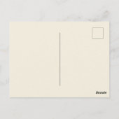 Carte Postale Rose jaune vintage (Dos)