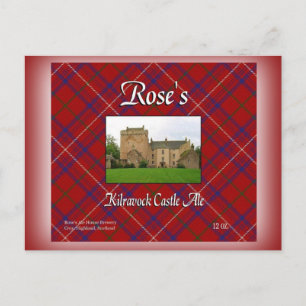 Carte Postale Rose Kilravock Castle Ale
