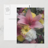 Carte postale Rose Lily Beauté (Devant / Derrière)