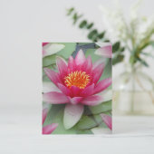 Carte Postale Rose Lotus Water Lily (Debout devant)