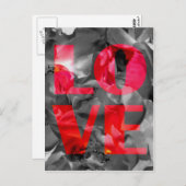 Carte postale Rose Love (Devant / Derrière)