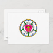 Carte Postale Rose luthérien (Devant / Derrière)