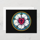 Carte Postale Rose luthérien (Devant / Derrière)