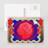 Carte Postale Rose magique (Devant / Derrière)