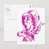 Carte Postale Rose masqué (Devant / Derrière)