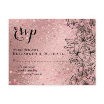 Rose moderne Gold tendance Mariage budget