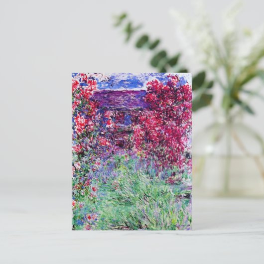 Carte postale Rose Monet (Debout devant)