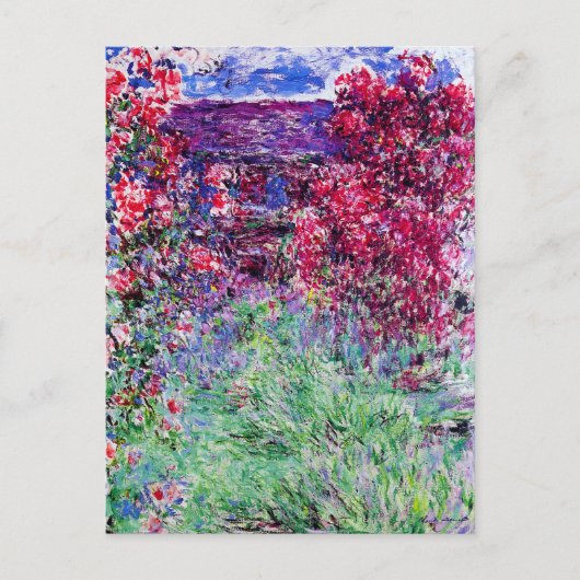 Carte postale Rose Monet (Devant)