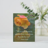 Carte postale rose Motivation Lincoln Quote (Debout devant)